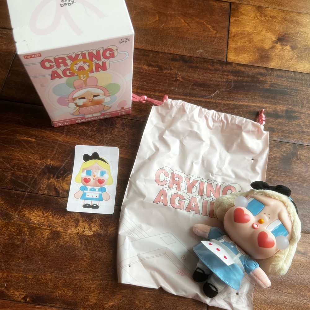 Crybaby Crying Again Confirmed She’s Alice Pop Mart New In Box Sealed